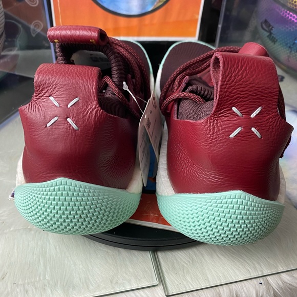 🆕 Adidas Harden Vol. 2 LS - Maroon Mint - Mens 13 - Picture 4 of 10